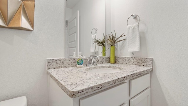 267 Fawnfield Ln, Dothan, AL 36301 - half bathroom with vanity and toilet