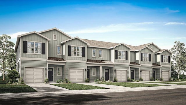 267 Fawnfield Ln, Dothan, AL 36301 - view of property featuring a garage, driveway, and board and batten siding