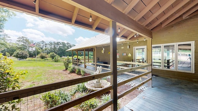 8875 E State Highway 52, Webb, AL 36376 - deck with a yard