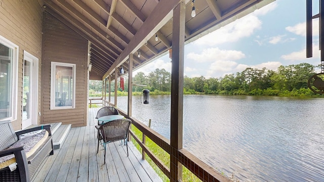 8875 E State Highway 52, Webb, AL 36376 - deck featuring a water view