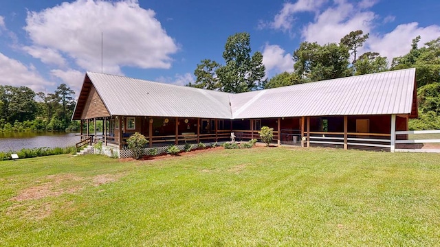 8875 E State Highway 52, Webb, AL 36376 - view of front of property with a water view and metal roof