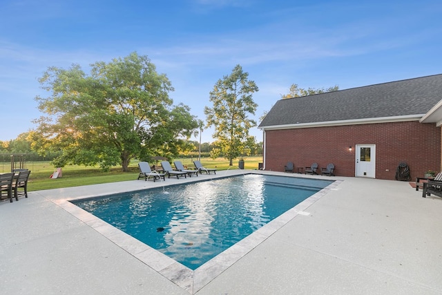 856 S County Rd 49, Dothan, AL 36301 - swimming pool with a patio area and a lawn