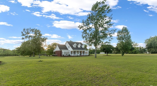 856 S County Rd 49, Dothan, AL 36301 - view of front of property featuring a front lawn and covered porch