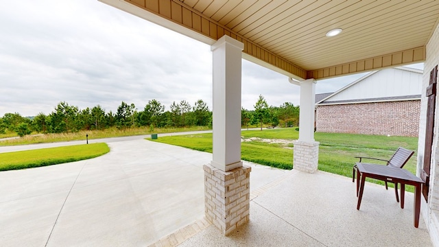 view of patio