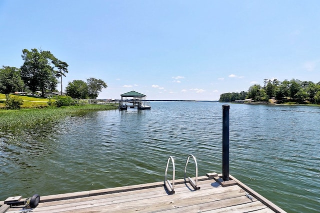 1272 Otho Rd, Abbeville, AL 36310 - dock area with a water view