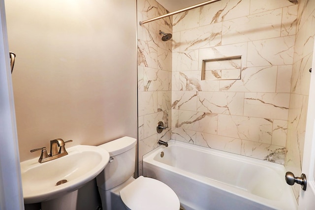 1272 Otho Rd, Abbeville, AL 36310 - full bathroom featuring a sink and bathing tub / shower combination