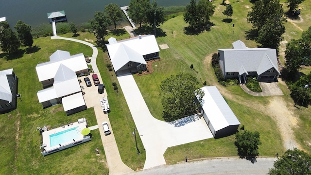 1272 Otho Rd, Abbeville, AL 36310 - bird's eye view of a pool