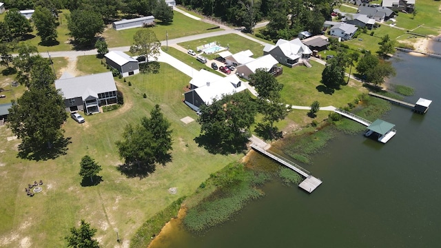 1272 Otho Rd, Abbeville, AL 36310 - aerial view of property and surrounding area with a nearby body of water and nearby suburban area