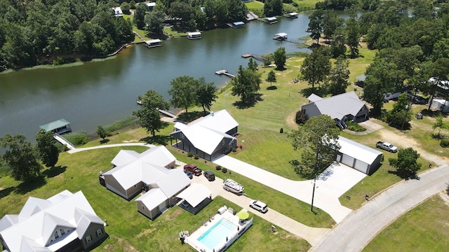 1272 Otho Rd, Abbeville, AL 36310 - bird's eye view of a large body of water
