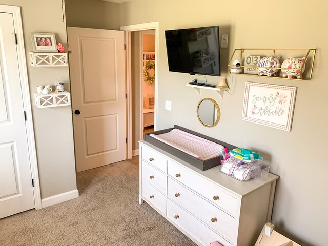 202 Moonlight Ln, Midland City, AL 36350 - bedroom with light carpet and baseboards
