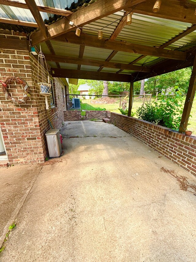 2203 Stonebridge Rd, Dothan, AL 36301 - view of patio / terrace with concrete driveway