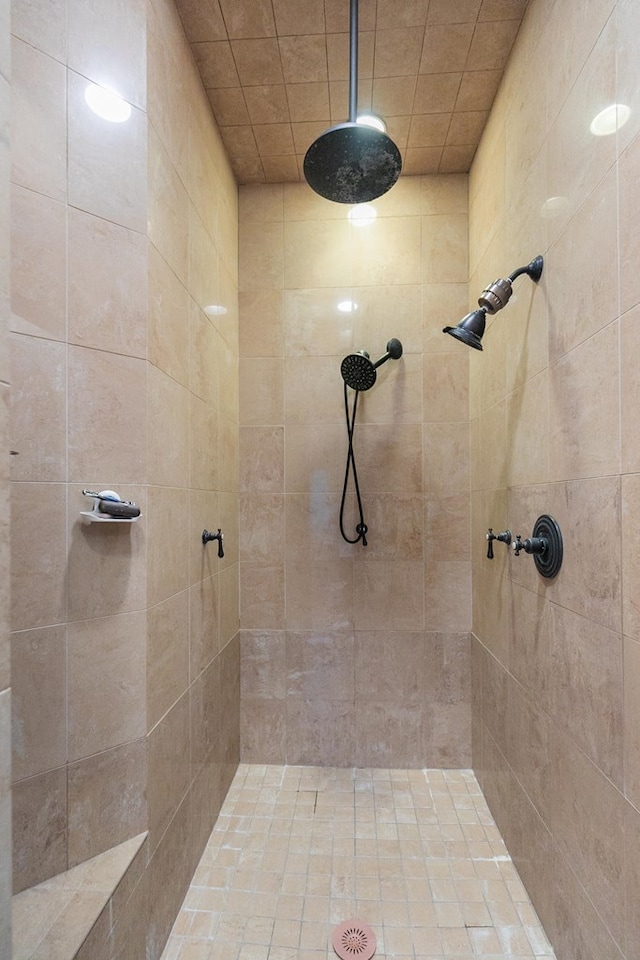 203 Liveoak Trl, Dothan, AL 36305 - bathroom featuring tiled shower