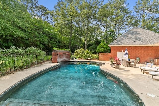203 Liveoak Trl, Dothan, AL 36305 - view of swimming pool featuring a patio