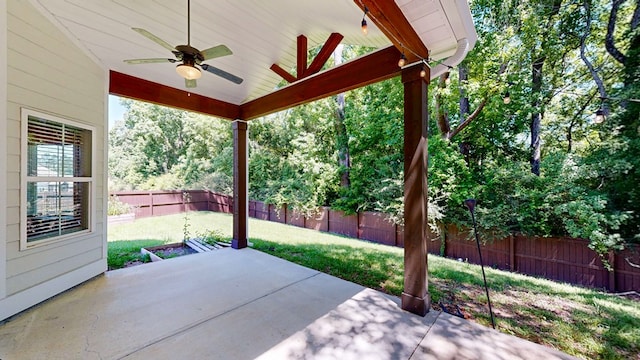 174 Ridgecrest Loop, Dothan, AL 36301 - view of patio with ceiling fan