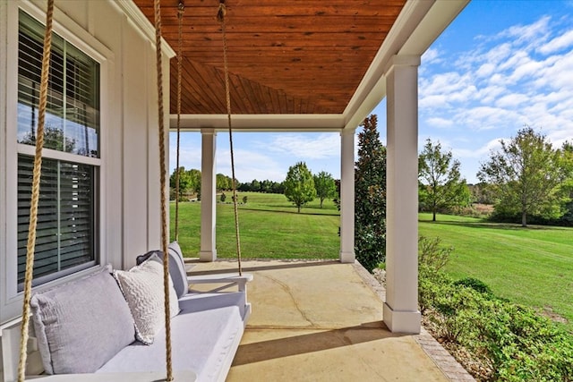 view of patio