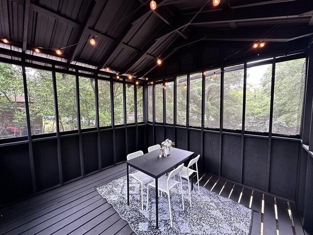 305 Highland Ave, Ozark, AL 36360 - sunroom / solarium featuring vaulted ceiling