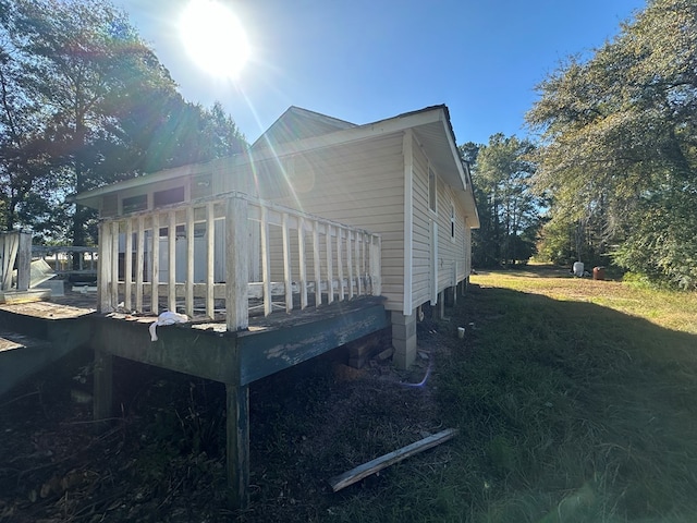 7 November Rd, Ashford, AL 36312 - view of side of property featuring a deck