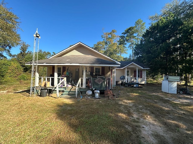 7 November Rd, Ashford, AL 36312 - rear view of house featuring a porch and a yard