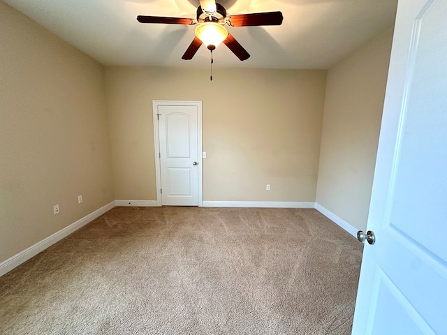 202 Frisco Ln, Enterprise, AL 36330 - carpeted spare room featuring ceiling fan and baseboards
