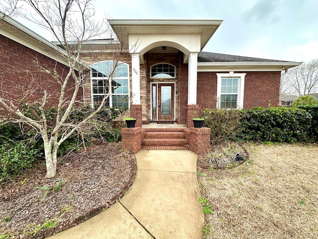 202 Frisco Ln, Enterprise, AL 36330 - entrance to property with brick siding