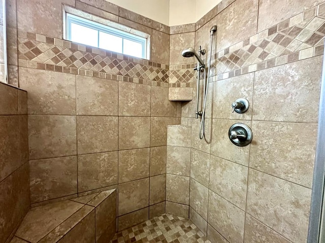 202 Frisco Ln, Enterprise, AL 36330 - bathroom with a tile shower