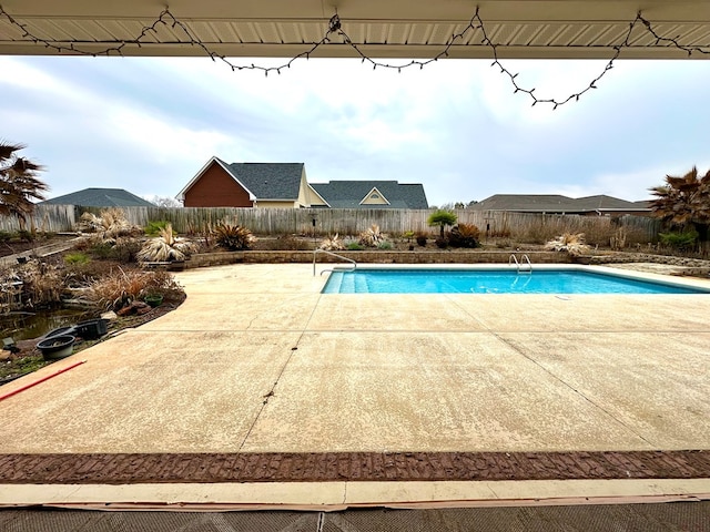 202 Frisco Ln, Enterprise, AL 36330 - view of pool with a fenced backyard, a fenced in pool, and a patio