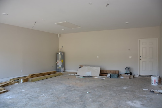 110 Mikala Ct, Enterprise, AL 36330 - garage with gas water heater