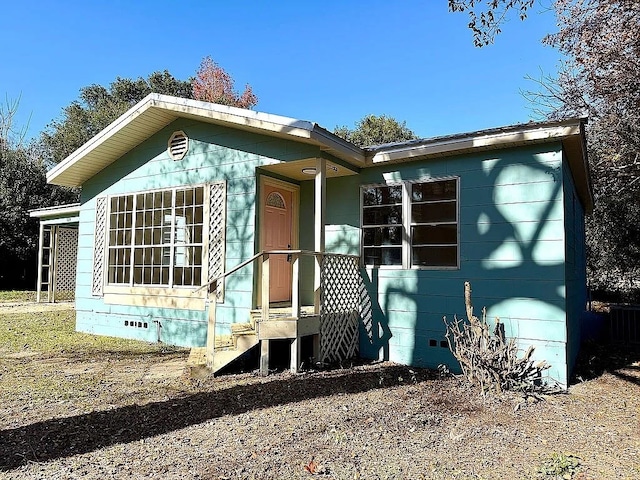 view of front of home