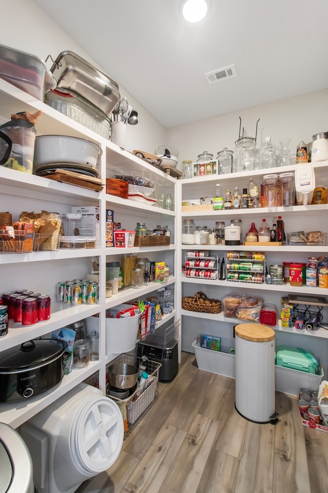 view of pantry