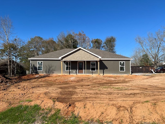 view of ranch-style house