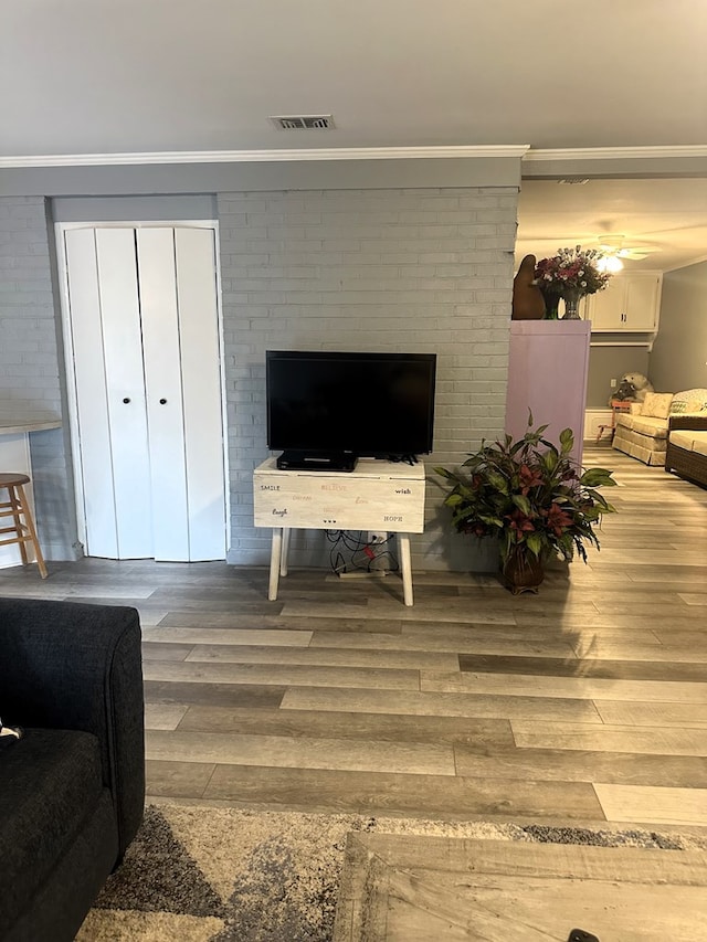 1712 Sowell Rd, Brewton, AL 36426 - living room with light hardwood / wood-style flooring