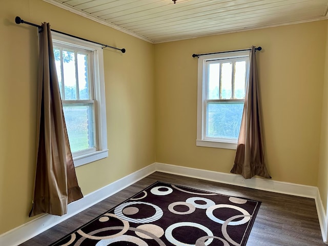 6537 E State Highway 52, Hartford, AL 36344 - unfurnished room featuring plenty of natural light, crown molding, and wooden ceiling