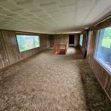 8159 State Highway 10, Shorterville, AL 36373 - interior space with wooden walls