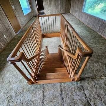 8159 State Highway 10, Shorterville, AL 36373 - staircase with wood finished floors and a healthy amount of sunlight