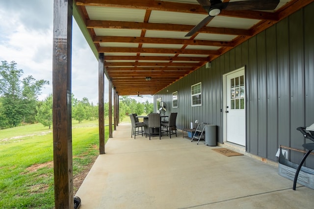 97 Eudon Best Rd, Ashford, AL 36312 - view of patio / terrace with outdoor dining area