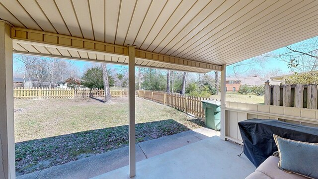 180 Fairway Woods Dr, Ozark, AL 36360 - view of patio / terrace featuring a fenced backyard
