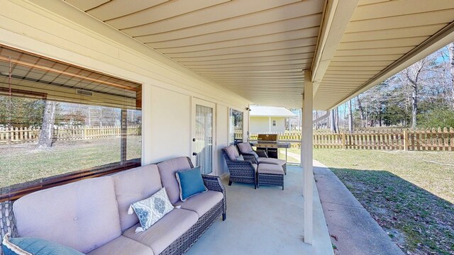 180 Fairway Woods Dr, Ozark, AL 36360 - view of patio / terrace featuring outdoor lounge area
