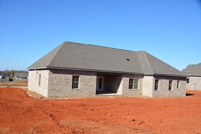 view of back of property