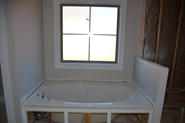 bathroom with a bathtub