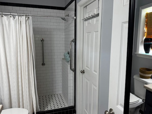 117 Lawrenceburg Ct, Dothan, AL 36305 - full bathroom with toilet and a stall shower