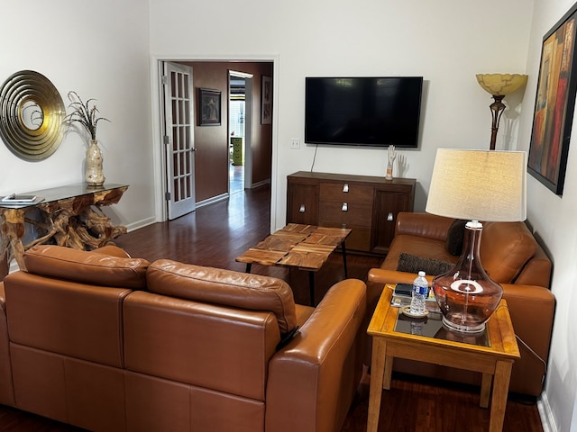 117 Lawrenceburg Ct, Dothan, AL 36305 - living room with wood finished floors and baseboards