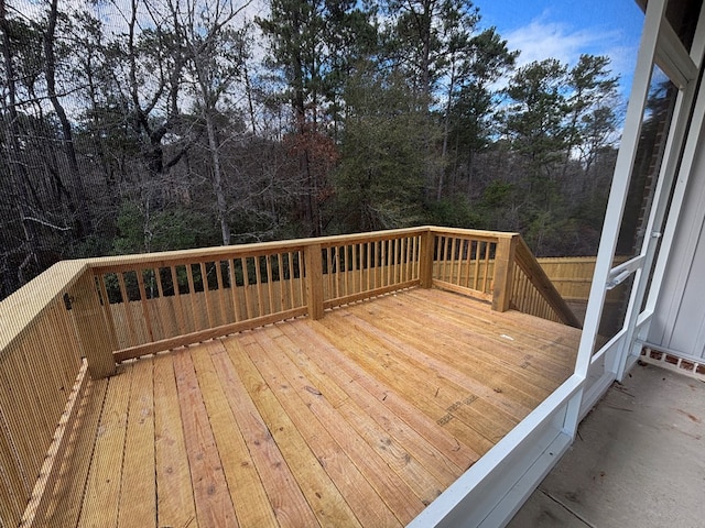 view of deck