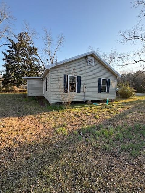 view of back of property