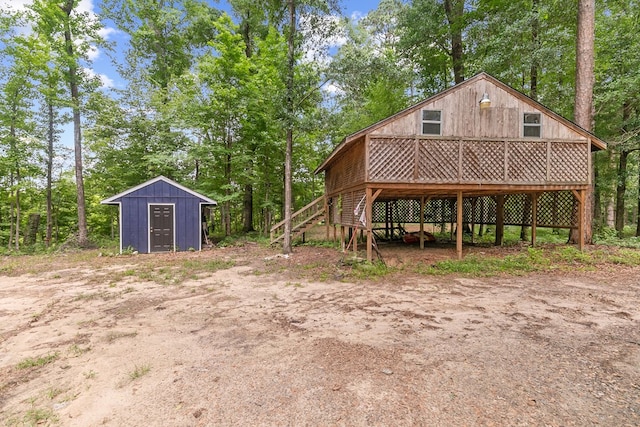8165 County Road 97, Abbeville, AL 36310 - view of shed featuring stairs