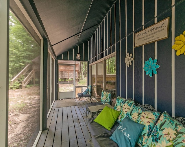 8165 County Road 97, Abbeville, AL 36310 - sunroom / solarium with vaulted ceiling