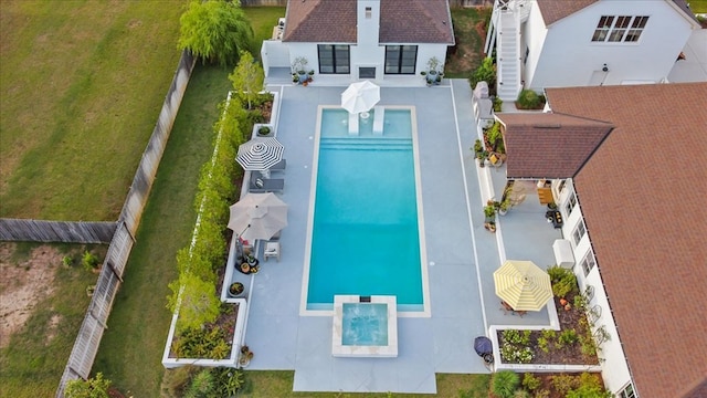 drone / aerial view