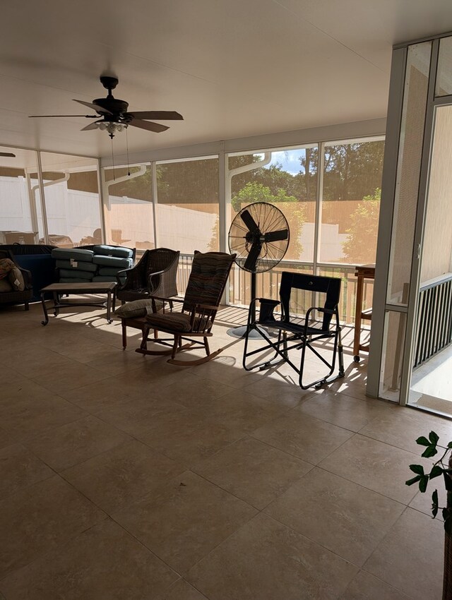 2302 Stonebridge Rd, Dothan, AL 36301 - view of patio featuring a ceiling fan