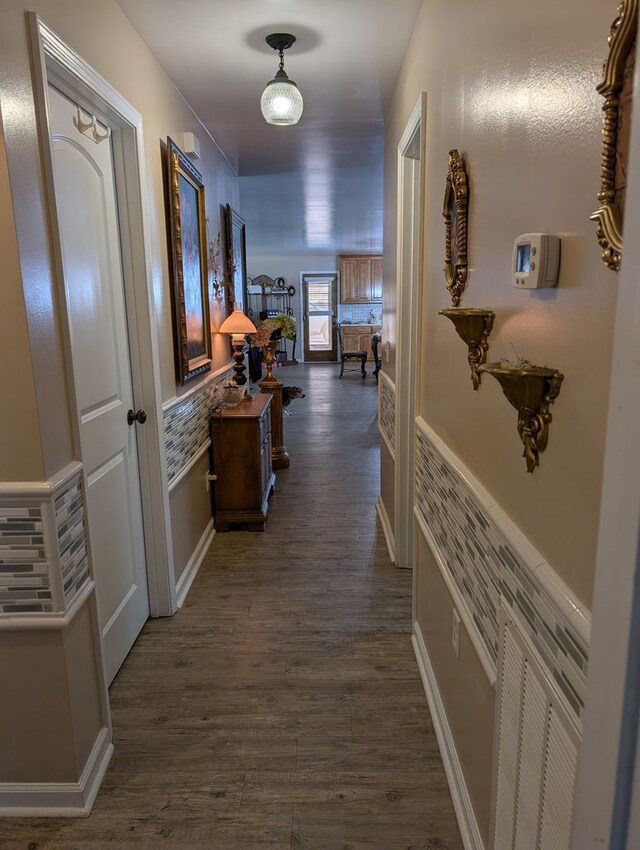 2302 Stonebridge Rd, Dothan, AL 36301 - hall featuring dark wood-style flooring