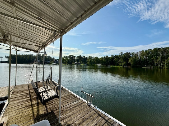 683 B Calhoun Dr, Abbeville, AL 36310 - dock area featuring a water view