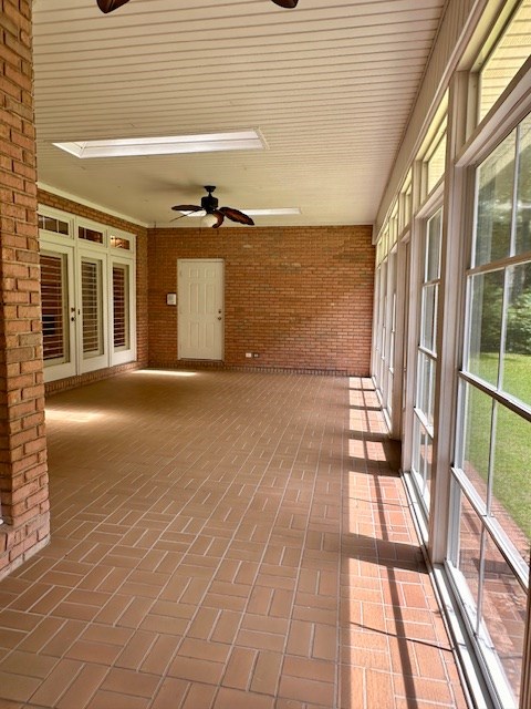 6 Woodmere Dr, Dothan, AL 36305 - unfurnished sunroom with french doors